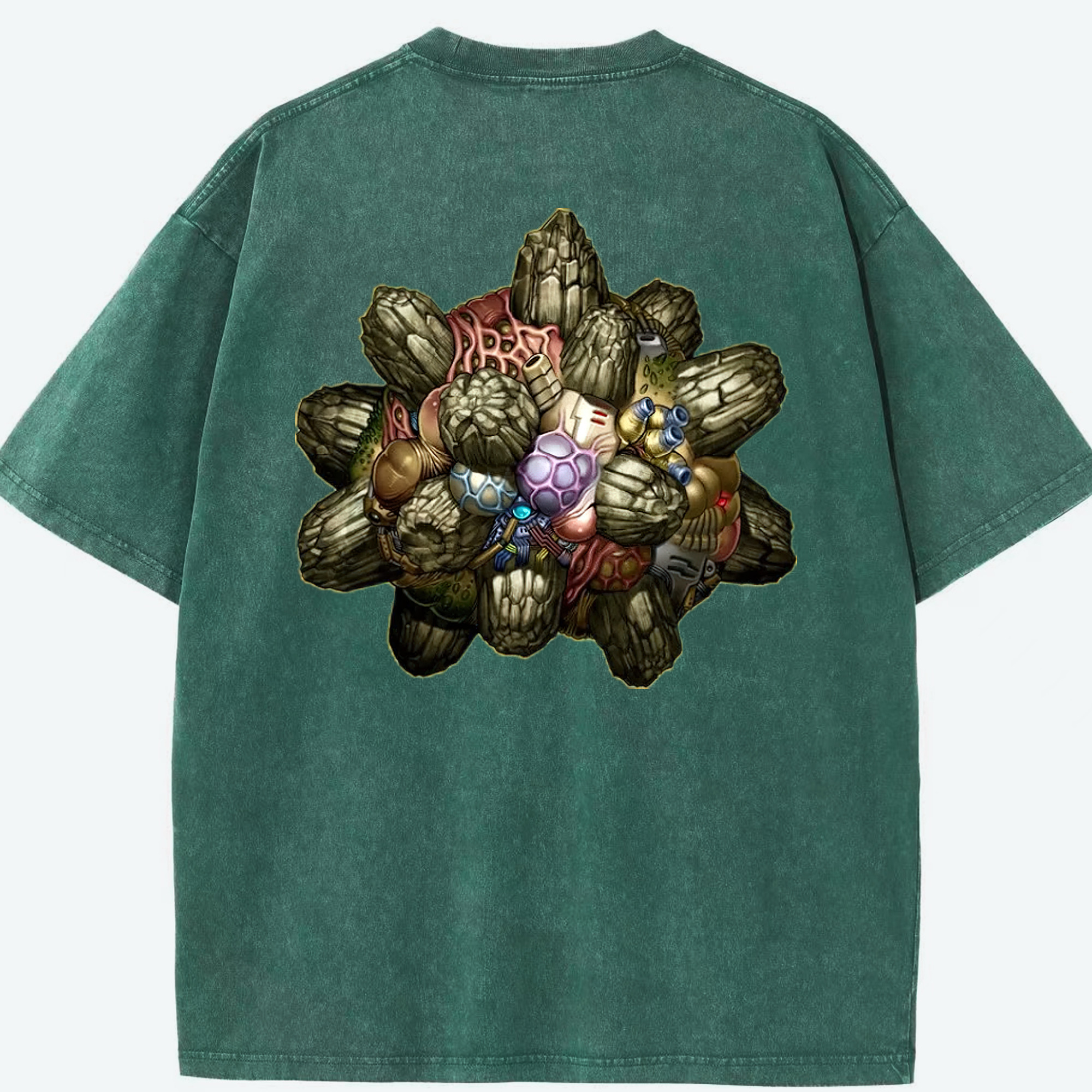 （画像用） 遊☆戯☆王 Yu-Gi-Oh! 綿100% ヴィンテージ風 半袖Tシャツ（背面プリント）